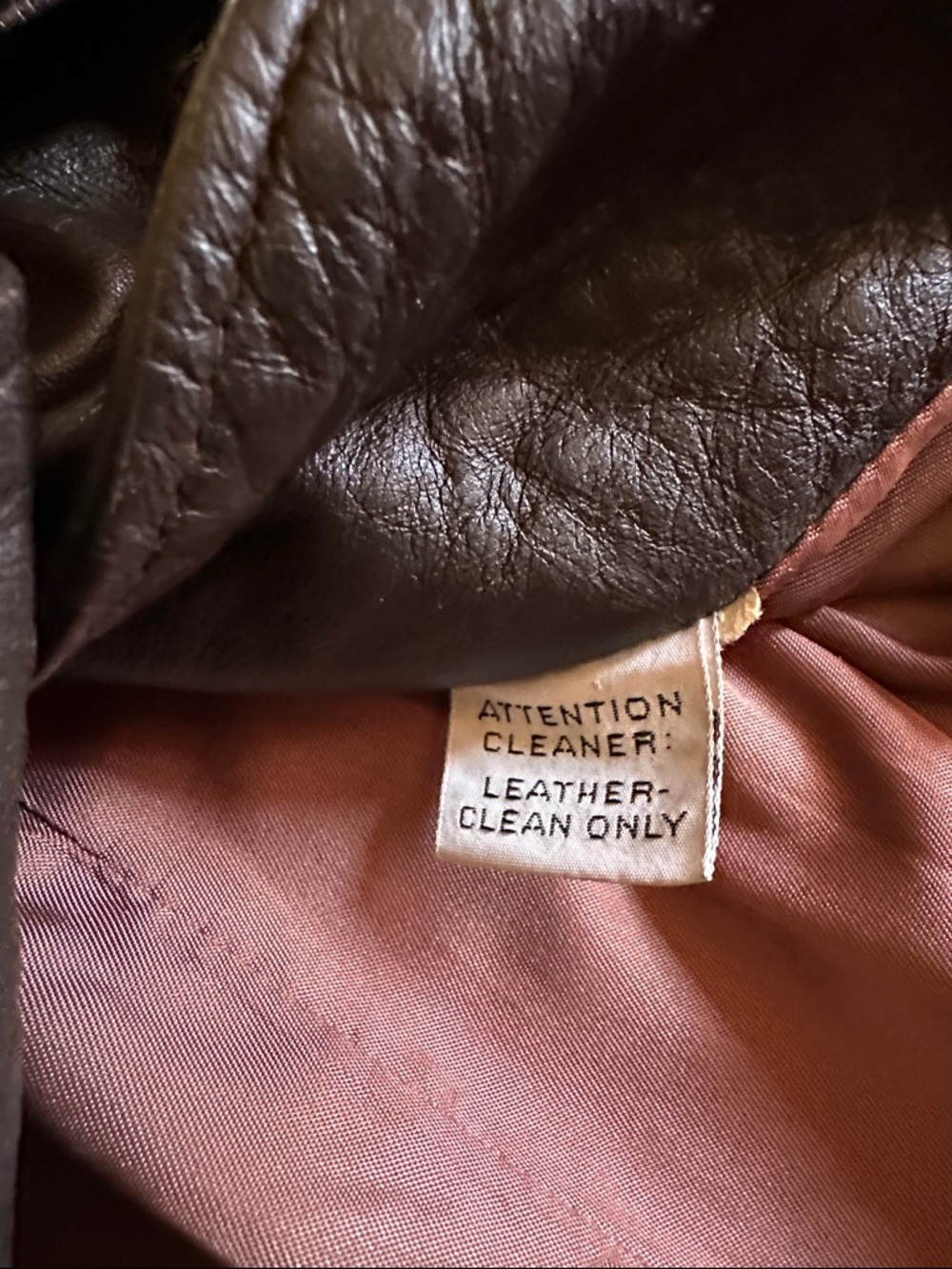 Vintage Brown Leather & Suede Belted lined Women’s Jacket size Large - Picture 8 of 11